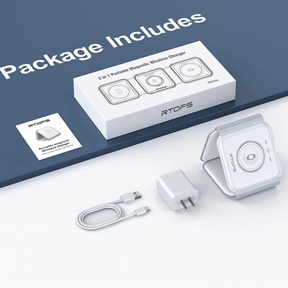 Wireless Charger 3 in 1, RTOPS